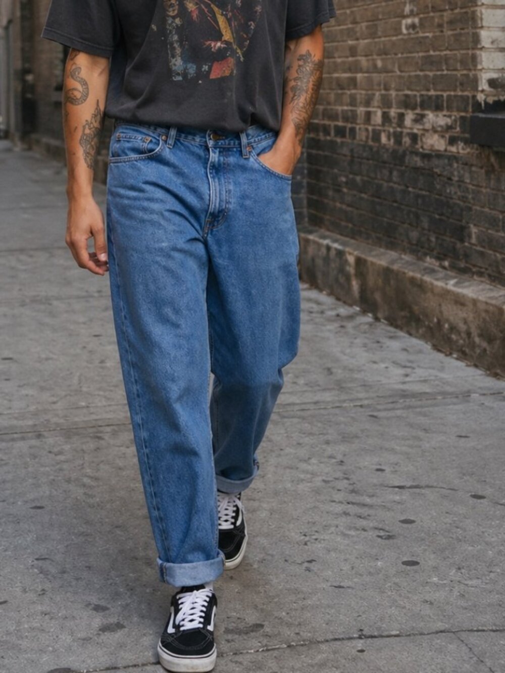 Levi’s “Big E” Dad Jeans Relaxed Straight W36 L30 Vintage-Inspired